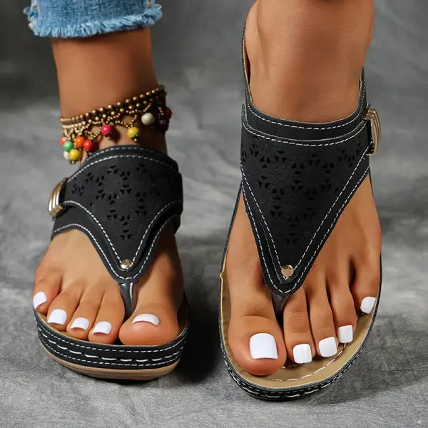Mila | Bunte Komfort-Sandalen