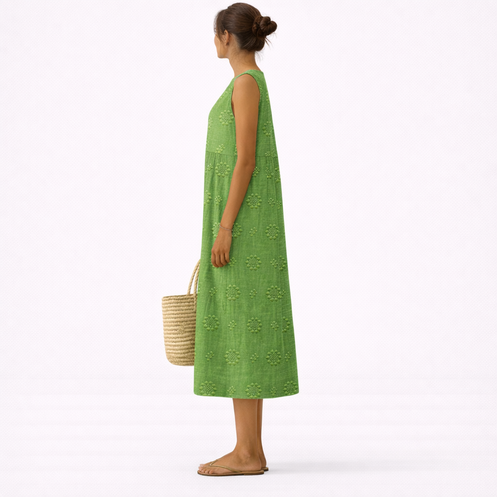 Olivia™ | Vestido Midi Fresco do Dia a Dia