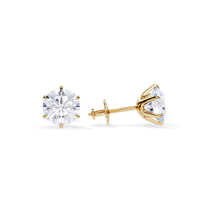 Brincos chic em ouro branco Tera