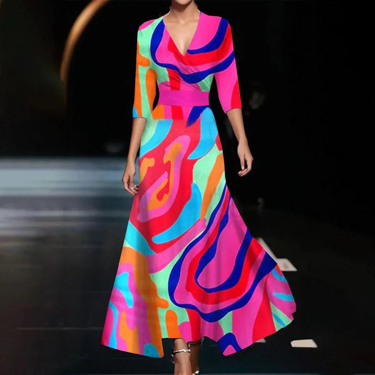 Ysa | Schickes Kleid mit Blumenmuster