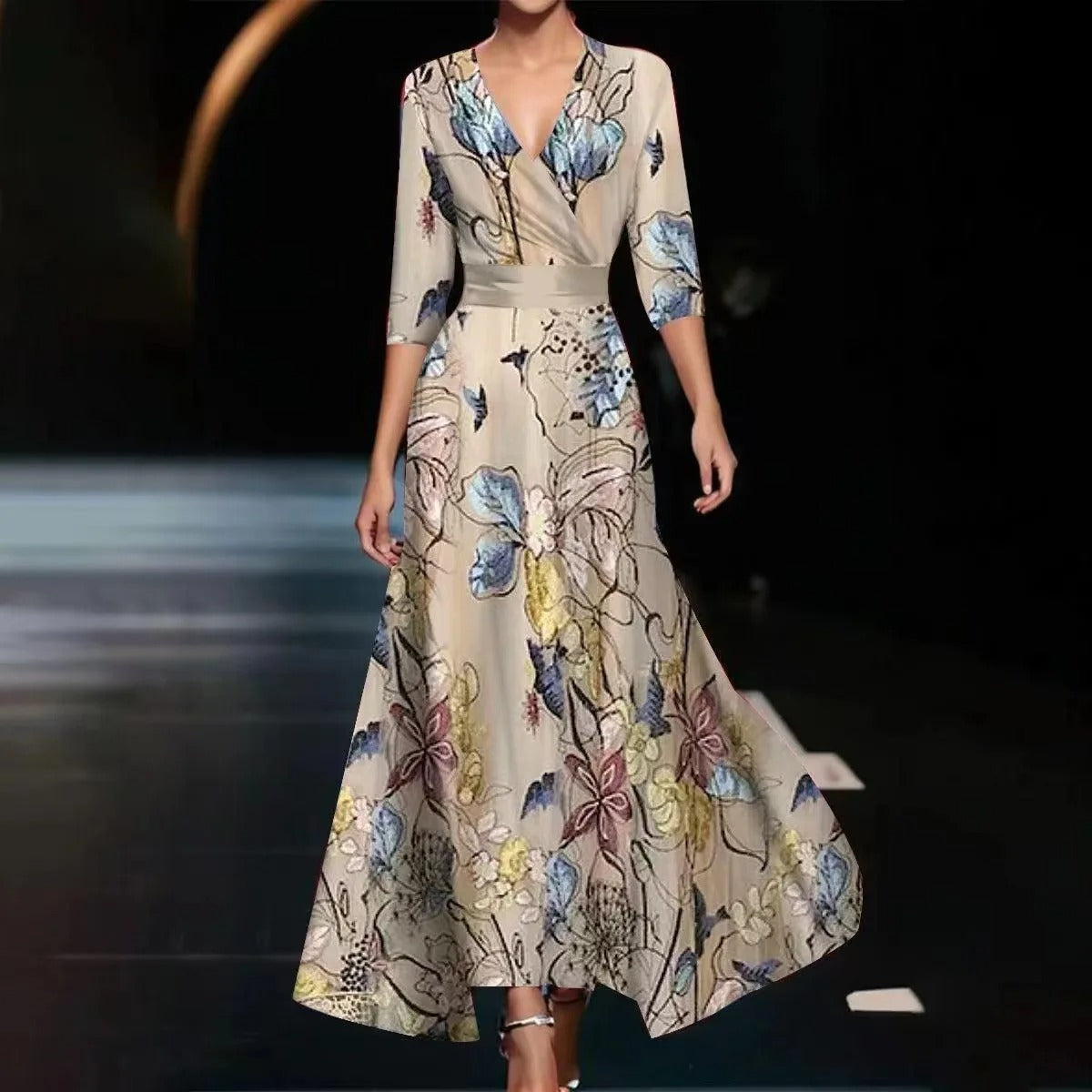 Ysa | Schickes Kleid mit Blumenmuster